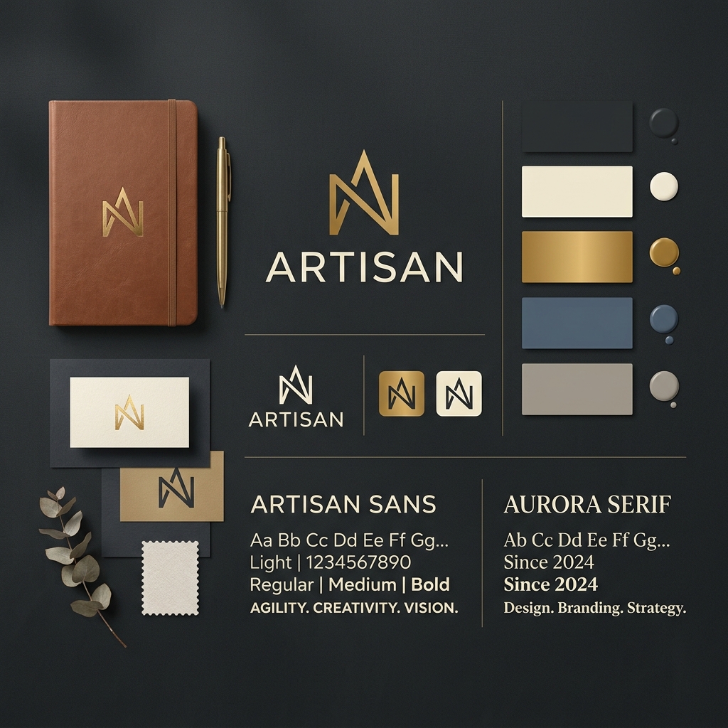 Brand identity design example